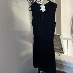 COPY - Steppin Out Ladies Black Dress with bead embellishments size Medium